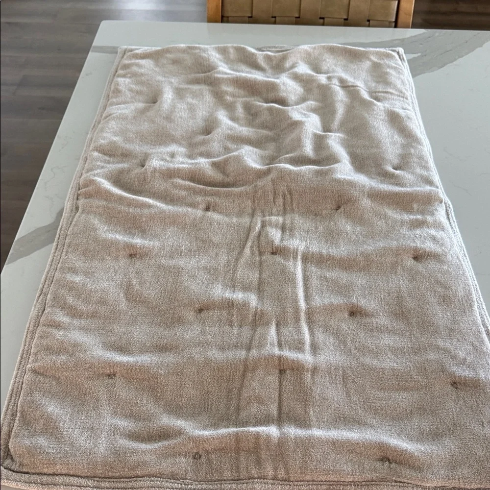 West Elm Tan Plush pillow sham